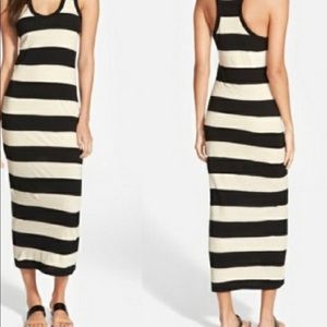 JAMES PERSE SIZE 4 or XL striped maxi dress